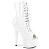 Pleaser - ADORE1021 Bottes de plateforme, Pole dance chaussures - Blanc Product image